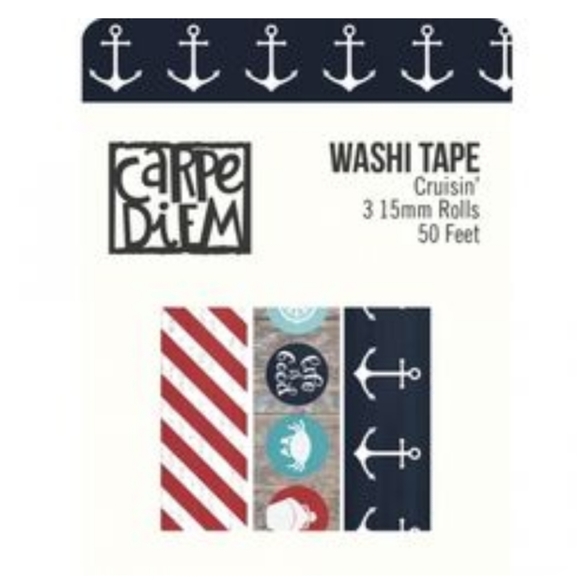 New simple stories cruisin' washi tape carpe diem - Picture 1 of 1